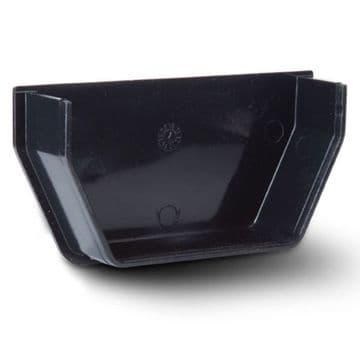 Polypipe Square Gutter Internal Stop End - Black - 43TRS208