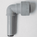Polyplumb Push Fit 15mm Pipe Spigot Elbow Fitting - 29P12S15