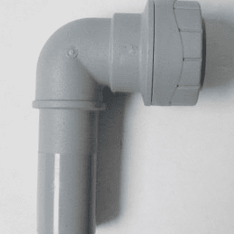 Polyplumb Push Fit 22mm Pipe Spigot Elbow Fitting - 29P12S22