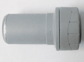 Polyplumb Push Fit 28mm Fitting to 22mm Pipe Reducer - 29P06028