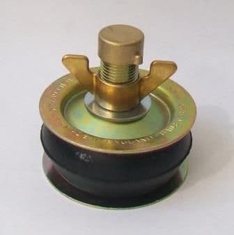 Pressed Steel Drain Testing Plug 90mm / 3.1/2 inch