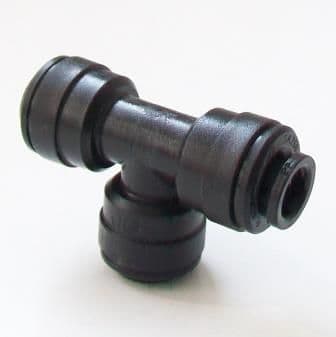 Pushfit Water Filter 6mm Pipe Equal Tee - 17000009