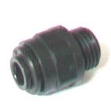 Pushfit Water Filter 6mm Pipe to 1/4 inch Straight Adaptor - 17000001