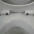 Quick Release / Clip On Top Fix Toilet Seat Hinge Kit - 03062143