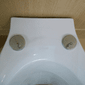 Quick Release / Clip On Top Fix Toilet Seat Hinge Kit - 03062143