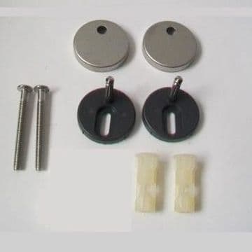Quick Release Top Fix Toilet Seat Hinges - 6mm Peg - 03065750