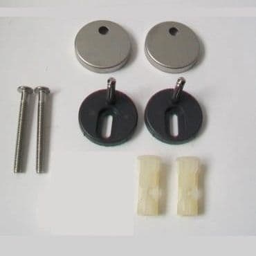 Quick Release Top Fix Toilet Seat Hinges - 6mm Peg - 03065750