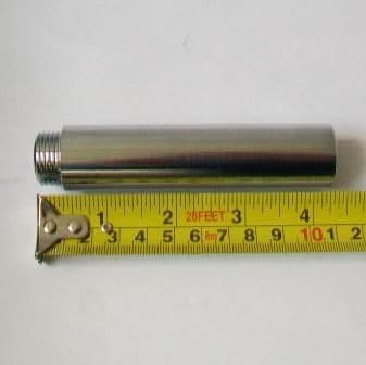 Radiator Valve Fixed Chrome Extension Piece 100mm - 07001885