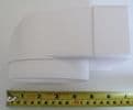 Rectangle to Round Duct Adapter Bend White