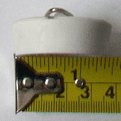 Replacement 1.3/4 inch / 44mm White Rubber Bath & Sink Plug - 74000320