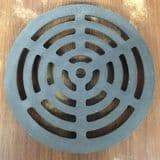 Round Dished Coated Gully Grid / Grating 9 inch - 45000120