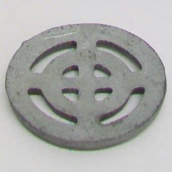 Round Dished Galvanized Gully Grid Grating 4 inch / 100mm - 45000128