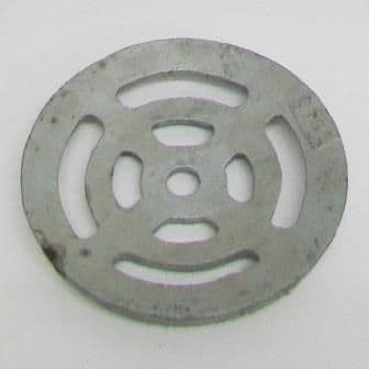 Round Dished Galvanized Gully Grid Grating 5 inch / 127mm - 45000127