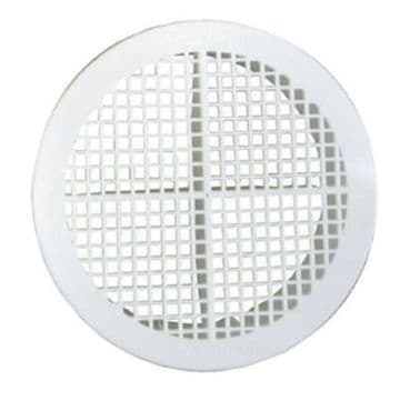 Round Soffit Ventilator 76mm - White - 70001211