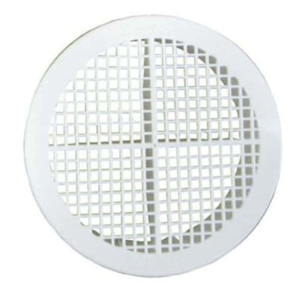 Round Soffit Ventilator 76mm - White - 70001211