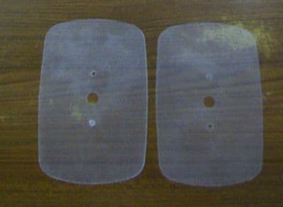 Rounded Rectangle Toilet Syphon Washer - Pack of 2