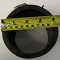 Rubber 3 inch Soil Waste Pipe Connector 75mm to 92mm