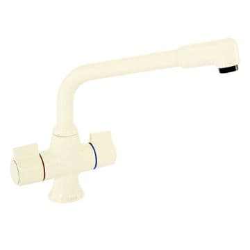 Sauris Beige Monobloc Kitchen Sink Mixer Tap - 58SIG002