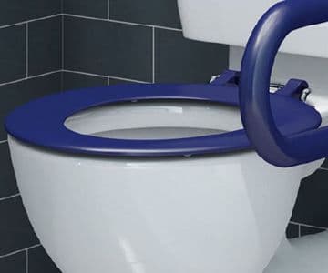 Saxon Blue Seat Only with Stainless Steel Hinges - 02002028