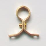 School Board Brass Pipe Clip 15mm - 07001520
