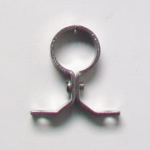 School Board Chrome Plated Brass 22mm Pipe Clip