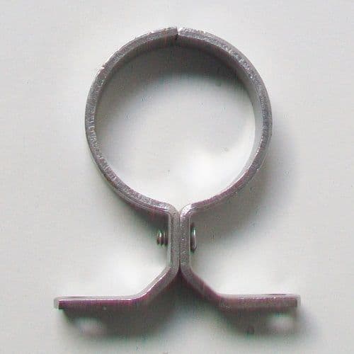 School Board Chrome Plated Brass 42mm Pipe Clip - 07001566