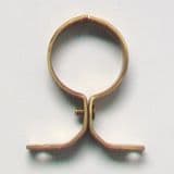 School Board Pipe Clip 35mm Brass - 07001550
