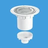 Sheet Floor Bottom Outlet Stainless Steel Grate Shower Gully Trap - 40005094