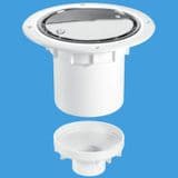 Sheet Floor Bottom Outlet Stainless Steel Top Shower Gully Trap - 40005016