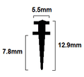 Shower Door Screen Trim Bottom Seal T Shaped Silicone - 06001246