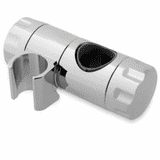 Shower Rail Slider Bracket Large 25mm Chrome - 50303091