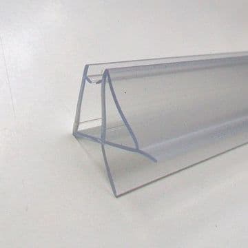 Shower Screen Seal 12mm Offset Fin for 4-6mm Glass - 50102967