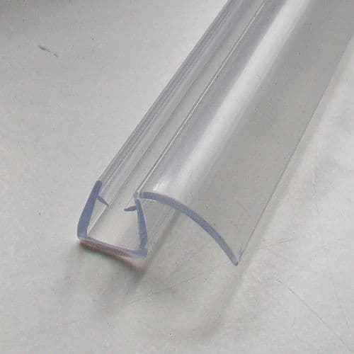 Shower Screen Seal Curved Side Fin for 8mm Glass 50102973 Plumbers