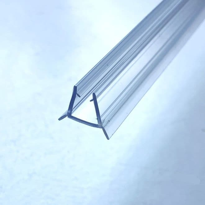 Shower Screen Seal Short Angle Fins for 4-6mm Glass - 06001269