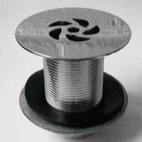 Shower Waste Chrome Wide Flange Long Thread - 74000632