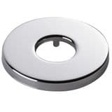 Slim Chrome Plated Brass Flat Collar / Shroud 1/2 - 74000257