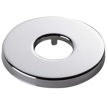 Slim Chrome Plated Brass Flat Collar / Shroud 1/2 - 74000257