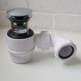 Slotted 70mm Domed Clicker Bath Waste and Trap - 42003197