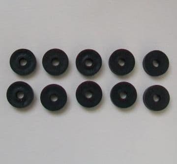 Small 3/8 inch Tap Valve Rubber Washer - Pack of 10 - 72000180
