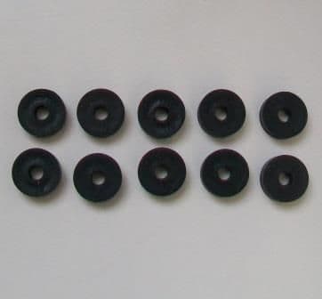 Small 3/8 inch Tap Valve Rubber Washer - Pack of 10 - 72000180