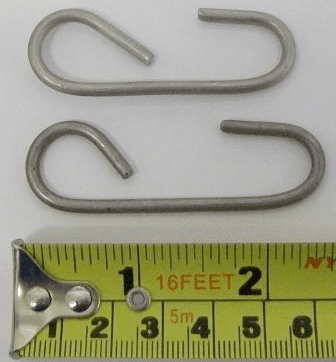 Small Cistern Syphon S Hook / C Link - Pack of 2