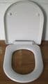 Smooth Wrap Over D Shape Soft Close Top Fix Toilet Seat - 02002336