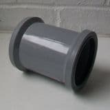 Soil Pipe 3 inch / 82mm Straight Coupling - Grey - 46ASH034