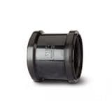 Soil Pipe 4 inch / 110mm Ring Seal Coupling - Black - 43BSH044
