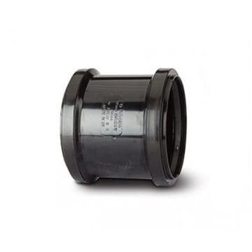 Soil Pipe 4 inch / 110mm Ring Seal Coupling - Black - 43BSH044
