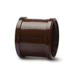 Soil Pipe 4 inch / 110mm Ring Seal Coupling - Brown - 44BSH044