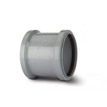 Soil Pipe 4 inch / 110mm Ring Seal Coupling - Grey - 46BSH044
