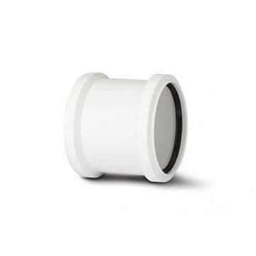 Soil Pipe 4 inch / 110mm Ring Seal Coupling - White - 47BSH044