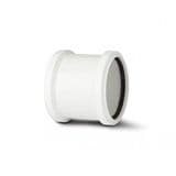 Soil Pipe 4 inch / 110mm Ring Seal Coupling - White - 47BSH044