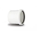 Soil Pipe 4 inch / 110mm Single Socket Coupling - White - 47BSH043